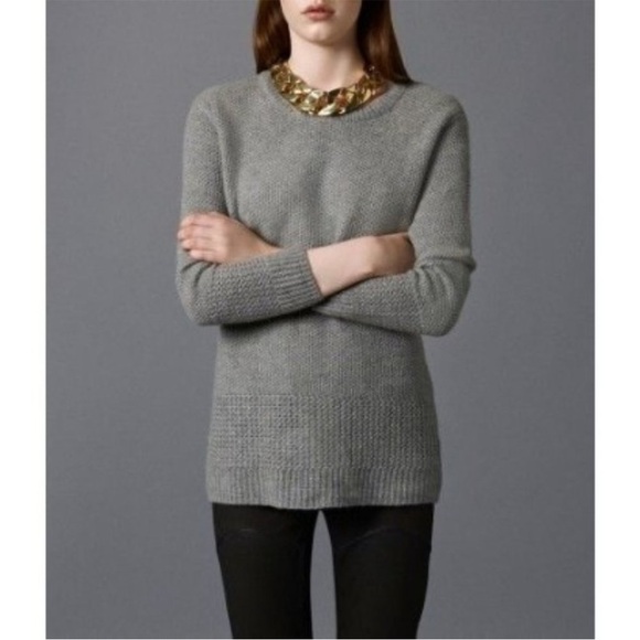 All Saints Char Boyfriend Jumper Sweater 100% Cashmere Sz2 - Picture 1 of 15